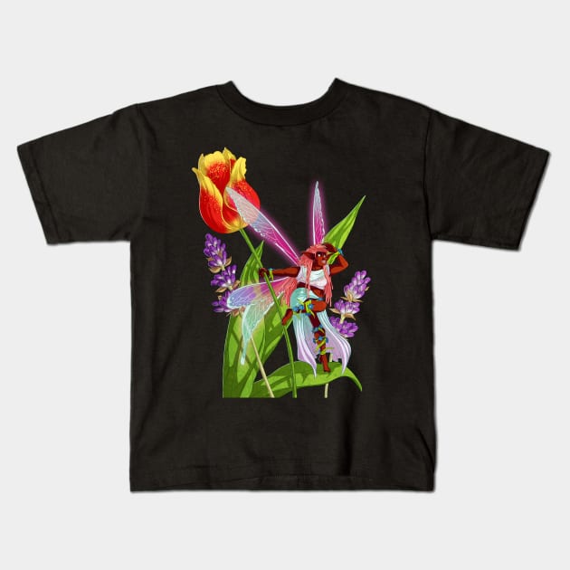 Rain faerie Kids T-Shirt by iisjah